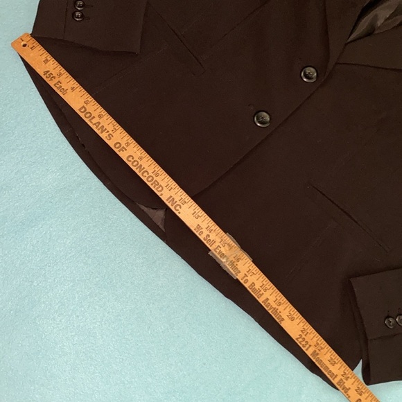 GEORGE black classic blazer coat jacket 2 button closure vintage NEW size 18 - Picture 14 of 15